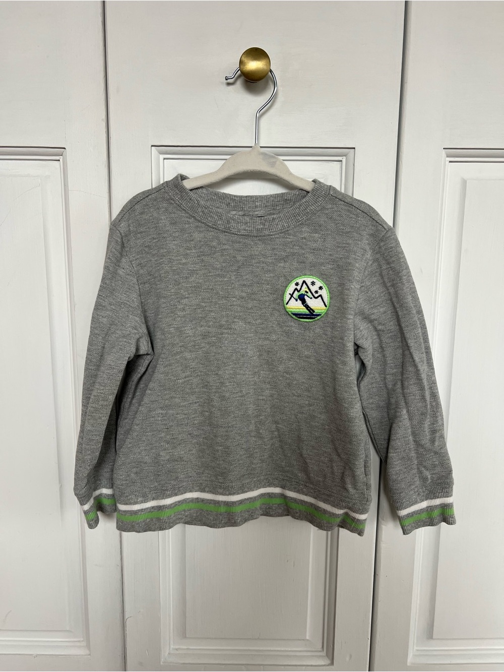 Janie and Jack Grey Ski Sweater